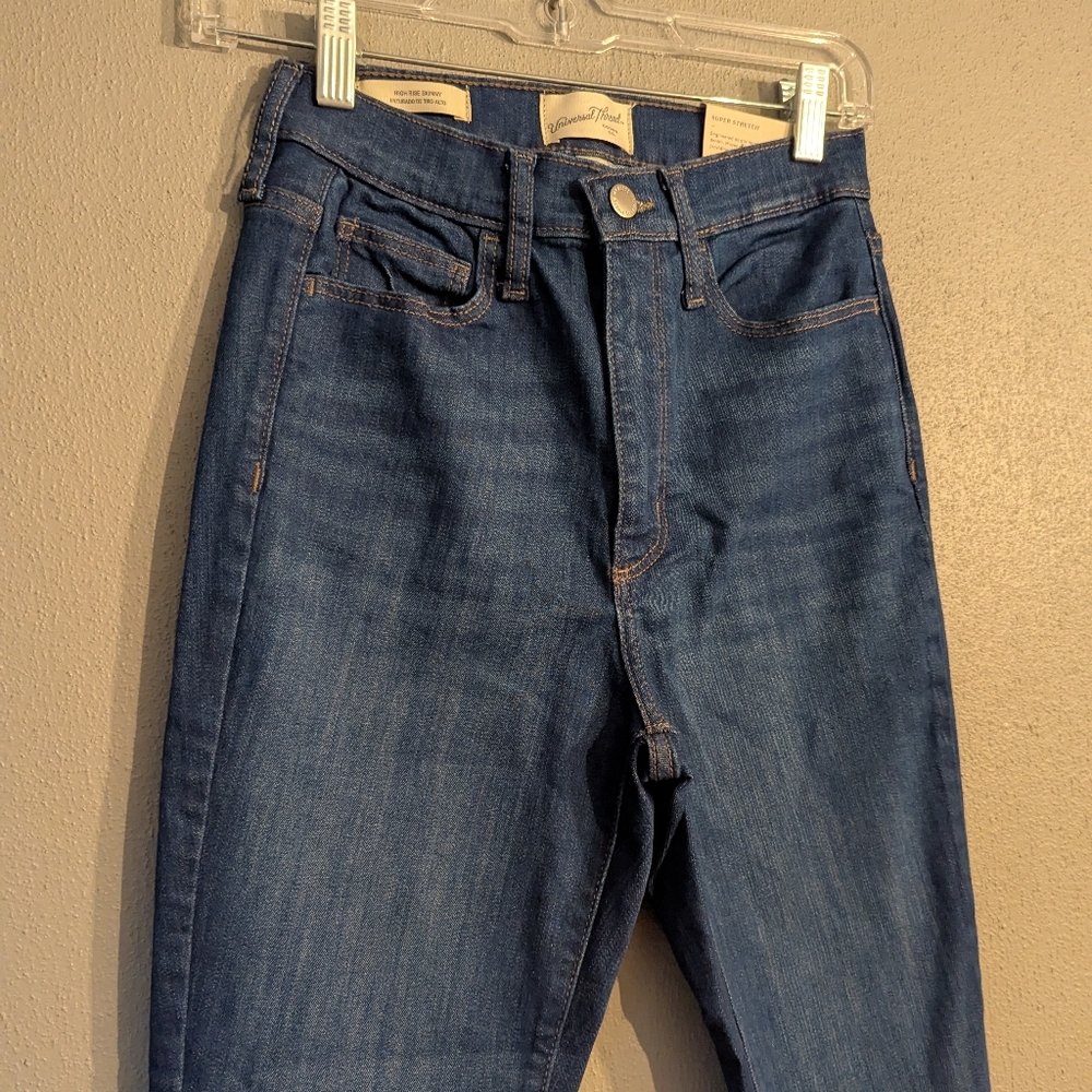 High-Rise Skinny Jeans - Medium Wash 2 Reg - Picture 3 of 8